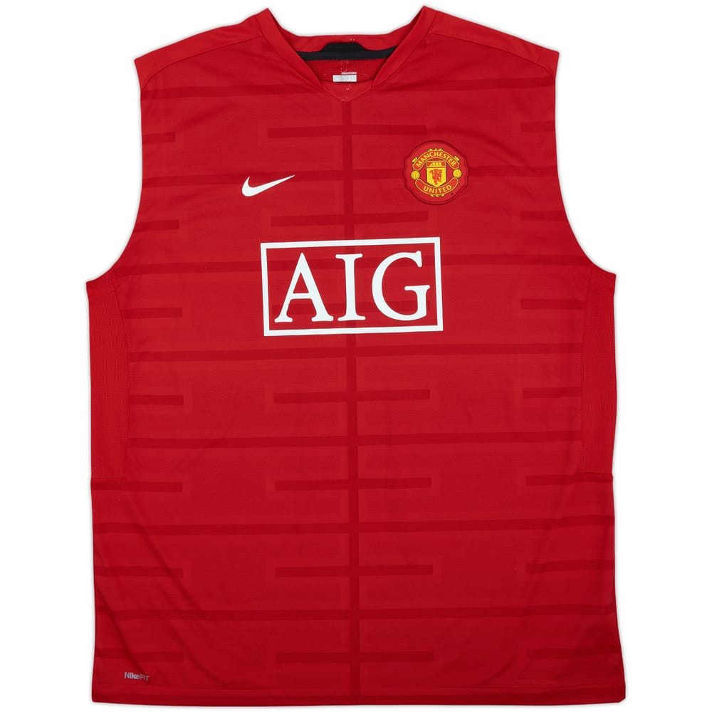 2009-10 Manchester United Nike Training Vest - 8/10 - (XXL)