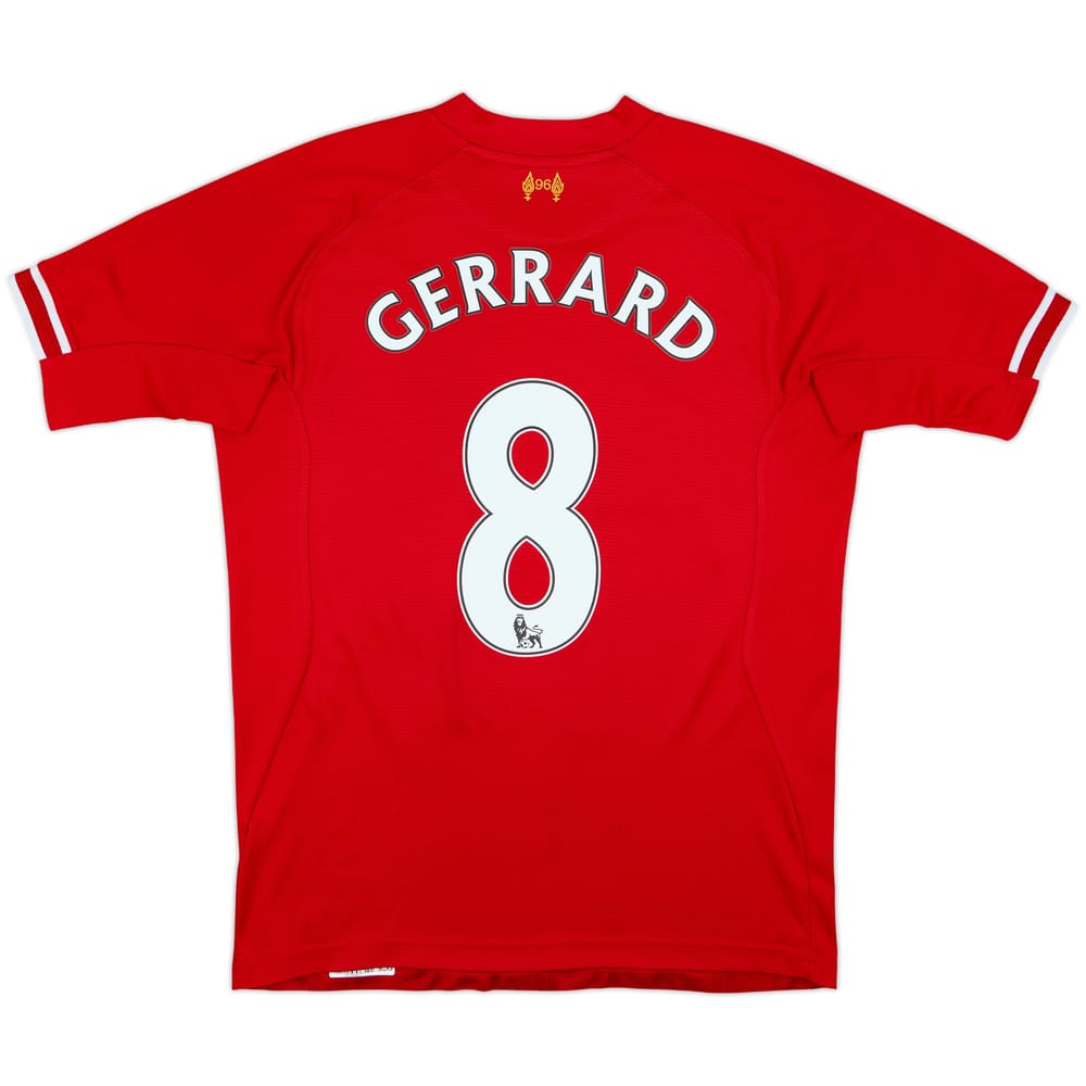 2013-14 Liverpool Home Shirt Gerrard #8 - 6/10 - (M)