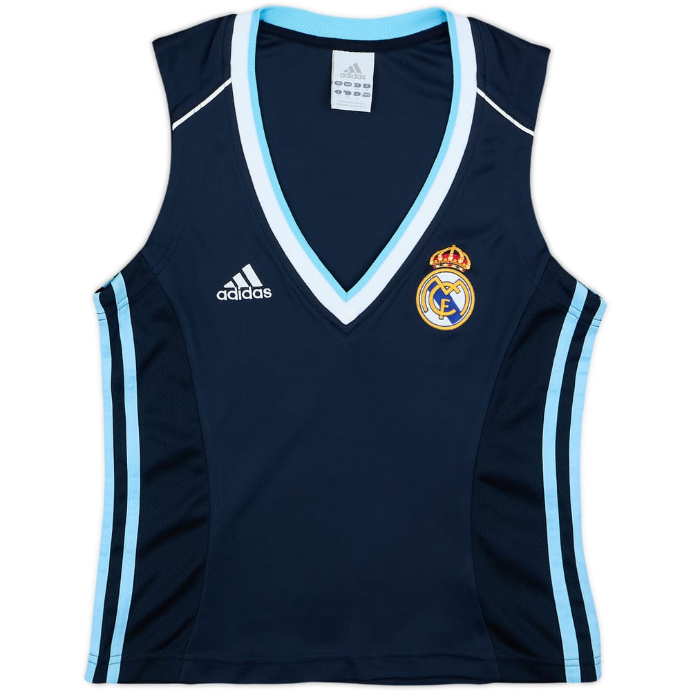 2003-04 Real Madrid adidas Cropped Vest Shirt #7 - 10/10 - (Women's M)