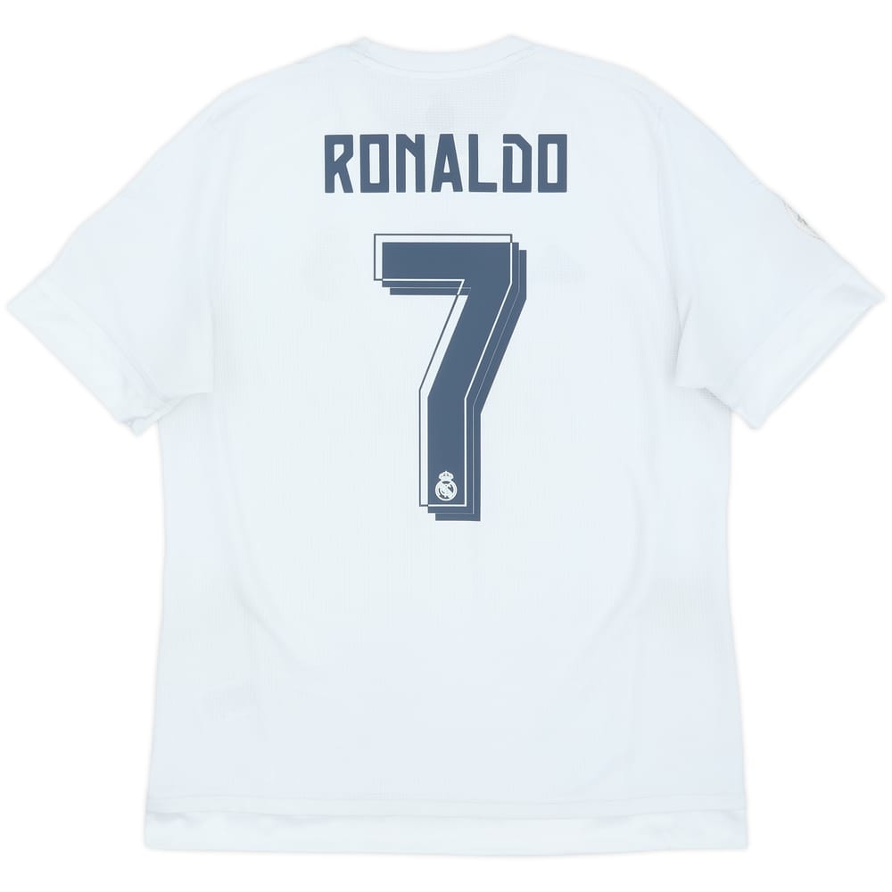 2015-16 Real Madrid Home Shirt Ronaldo #7 - 5/10 - (L)