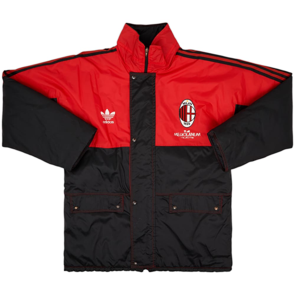 1990-92 AC Milan adidas Padded Bench Coat - 8/10 - (L)