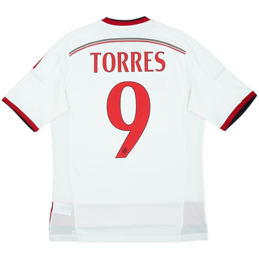 2014-15 AC Milan Away Shirt Torres #9 - 6/10 - (M)