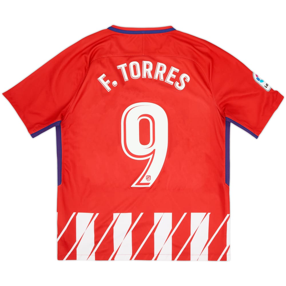 2017-18 Atletico Madrid Home Shirt F.Torres #9 - 8/10 - (M)