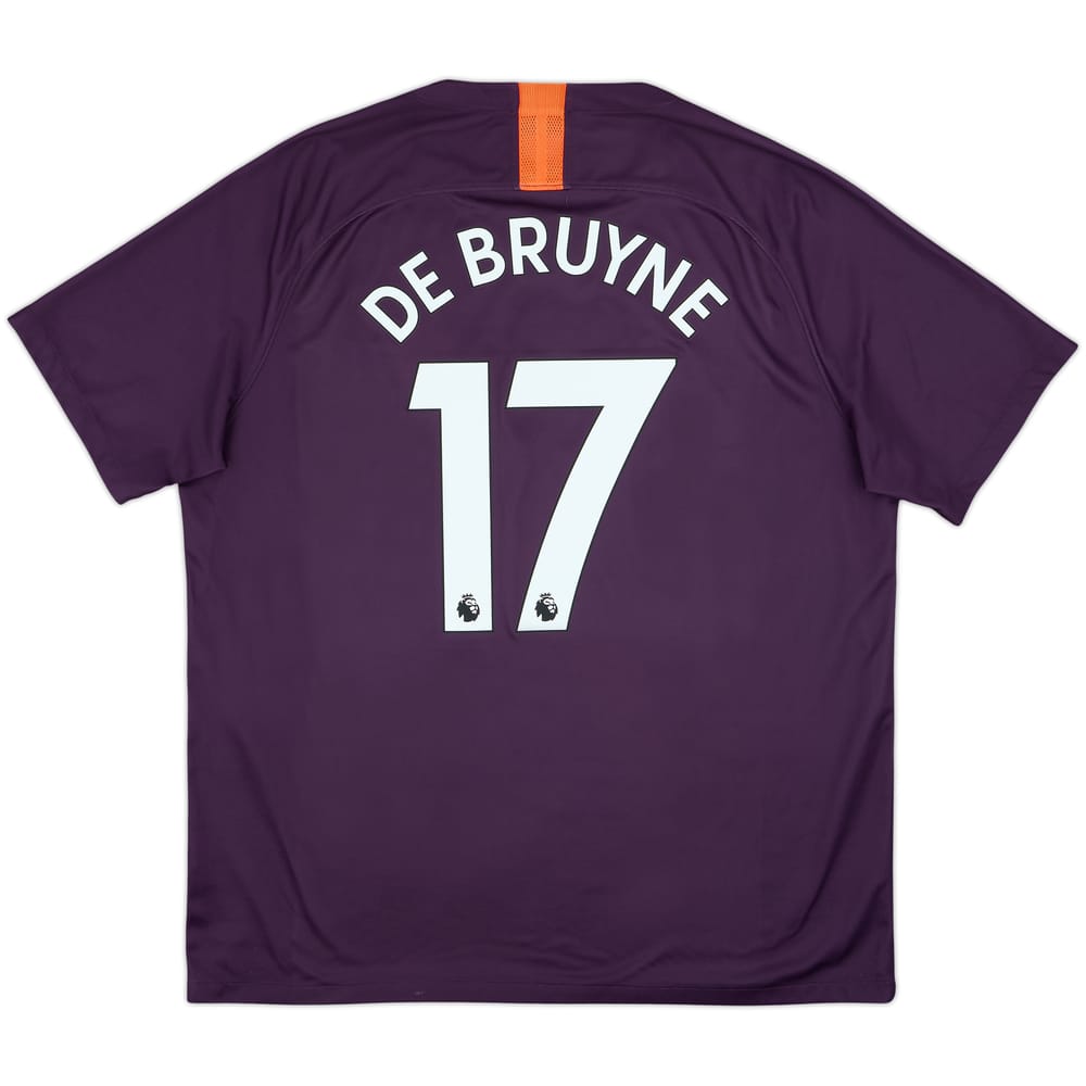 2018-19 Manchester City Third Shirt De Bruyne #17 - 6/10 - (XL)
