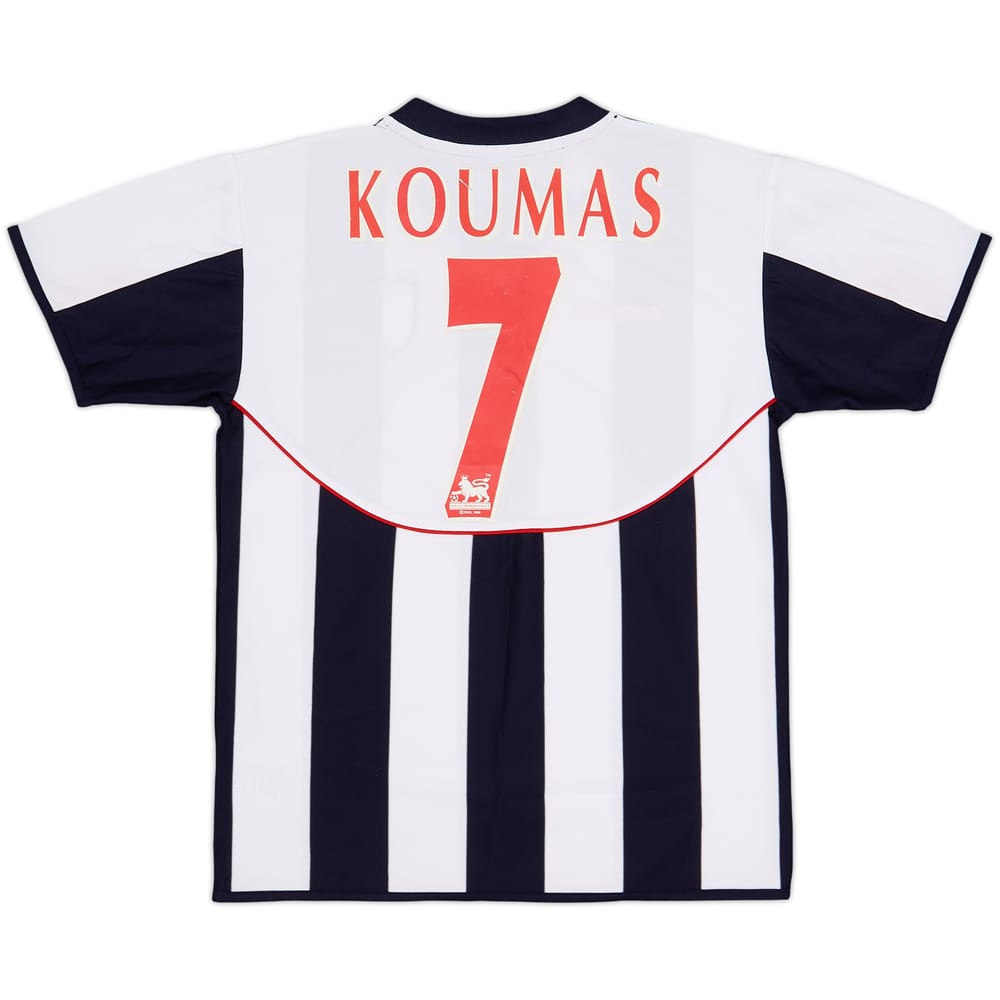 2004-05 West Brom Home Shirt Koumas #7 - 6/10 - (S.Boys)