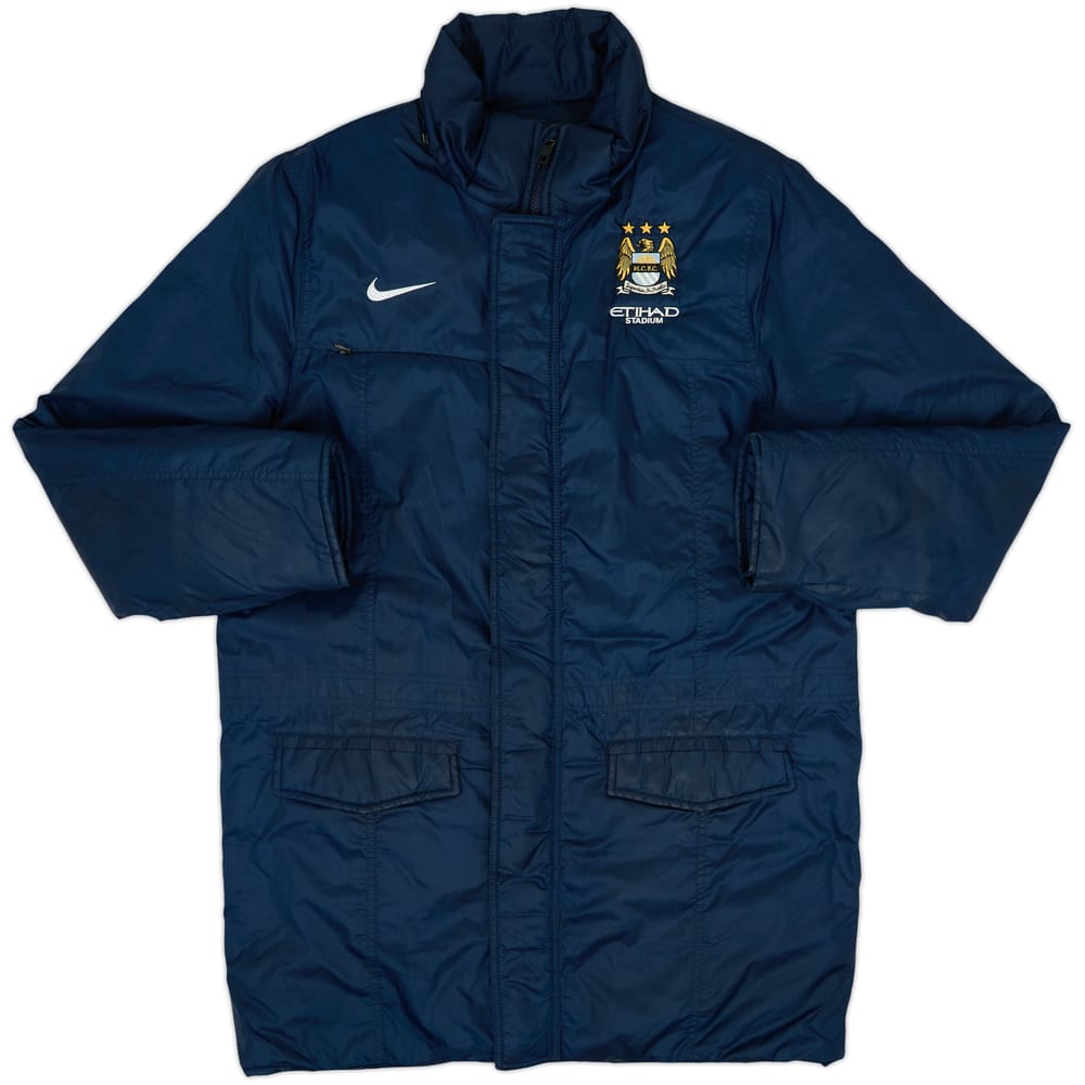 2013-14 Manchester City Nike Padded Bench Coat - 7/10 - (M)