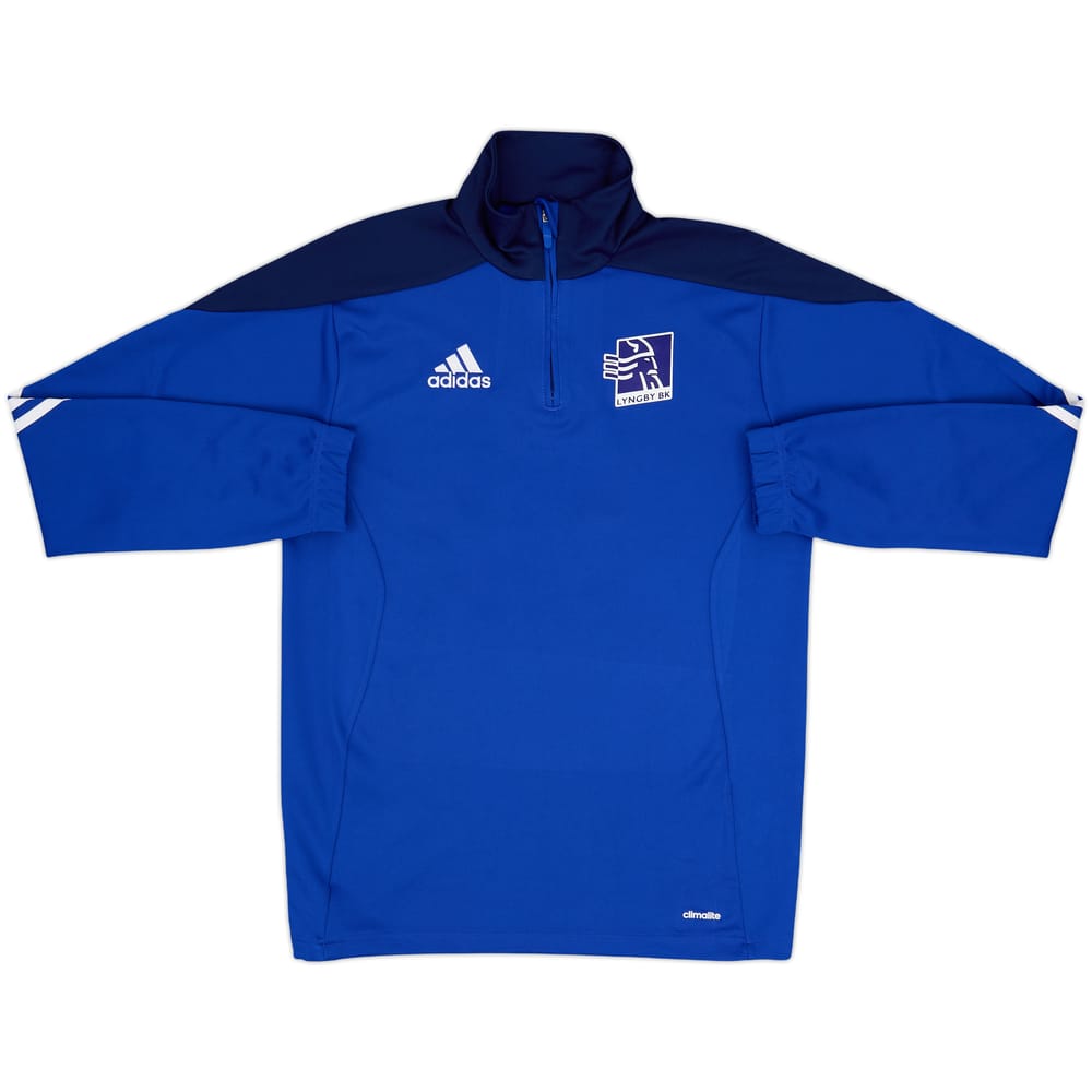 2016-17 Lyngby adidas Player Issue 1/4 Zip Drill Top #13 - 9/10 - (S)