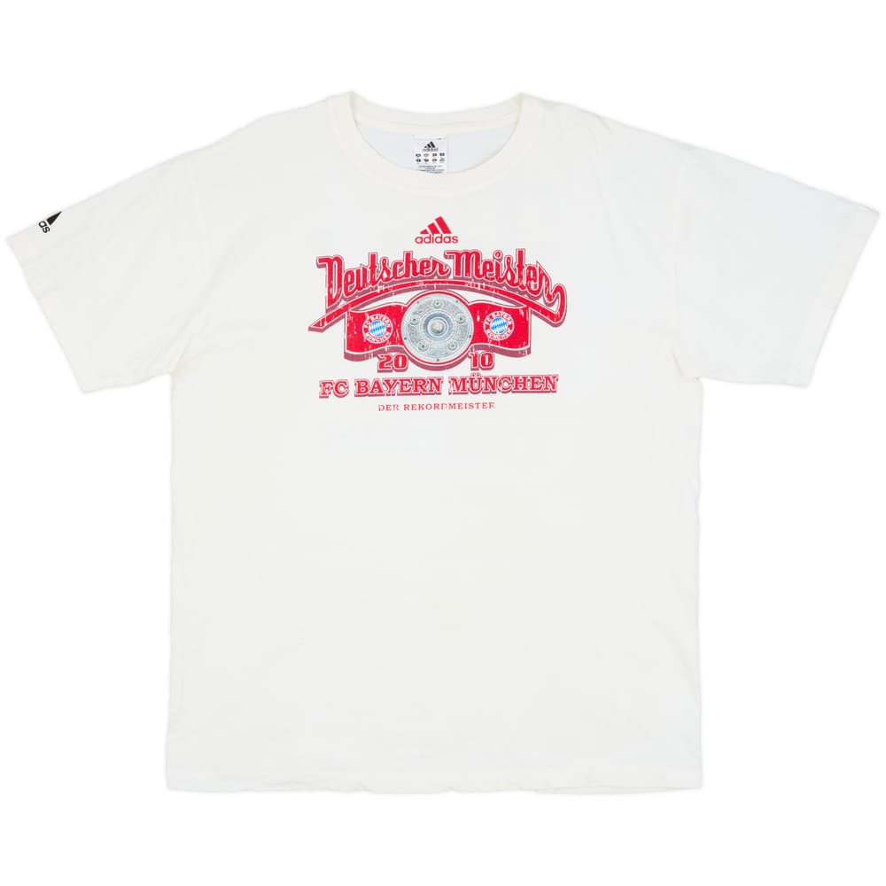2010-11 Bayern Munich adidas Cotton Tee - 8/10 - (XL)