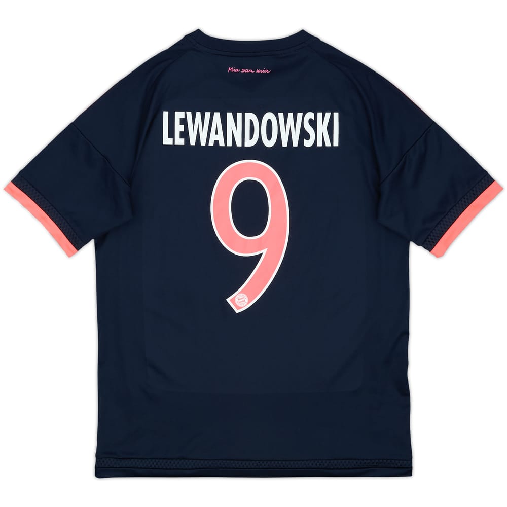 2015-16 Bayern Munich Third Shirt Lewandowski #9 - 10/10 - (XL.Boys)