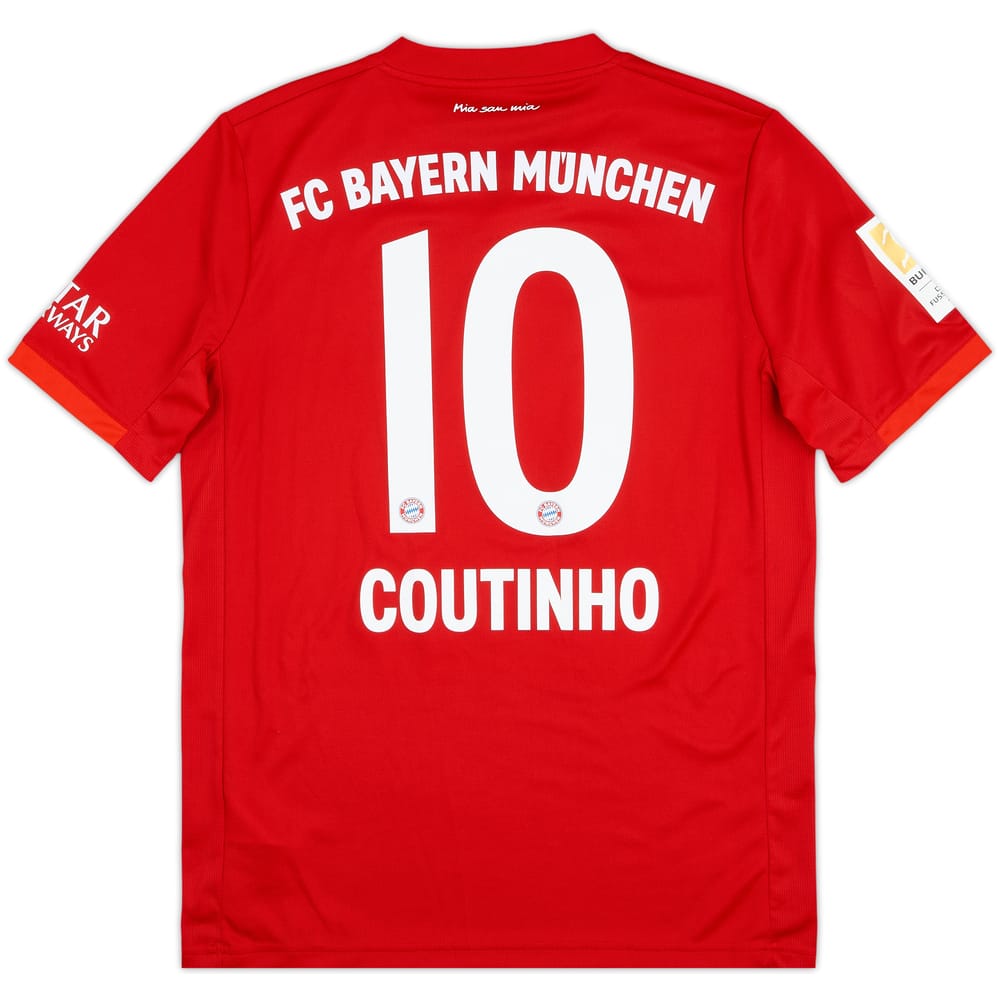 2019-20 Bayern Munich Home Shirt Coutinho #10 - 10/10 - (XL.Boys)