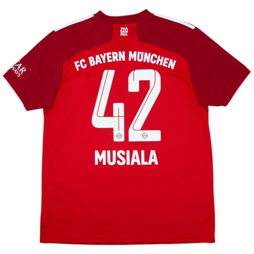 2021-22 Bayern Munich Home Shirt Musiala #42 - 10/10 - (L)