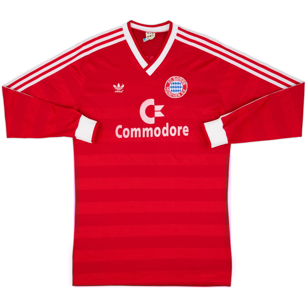 1986-87 Bayern Munich Home L/S Shirt - 9/10 - (L)