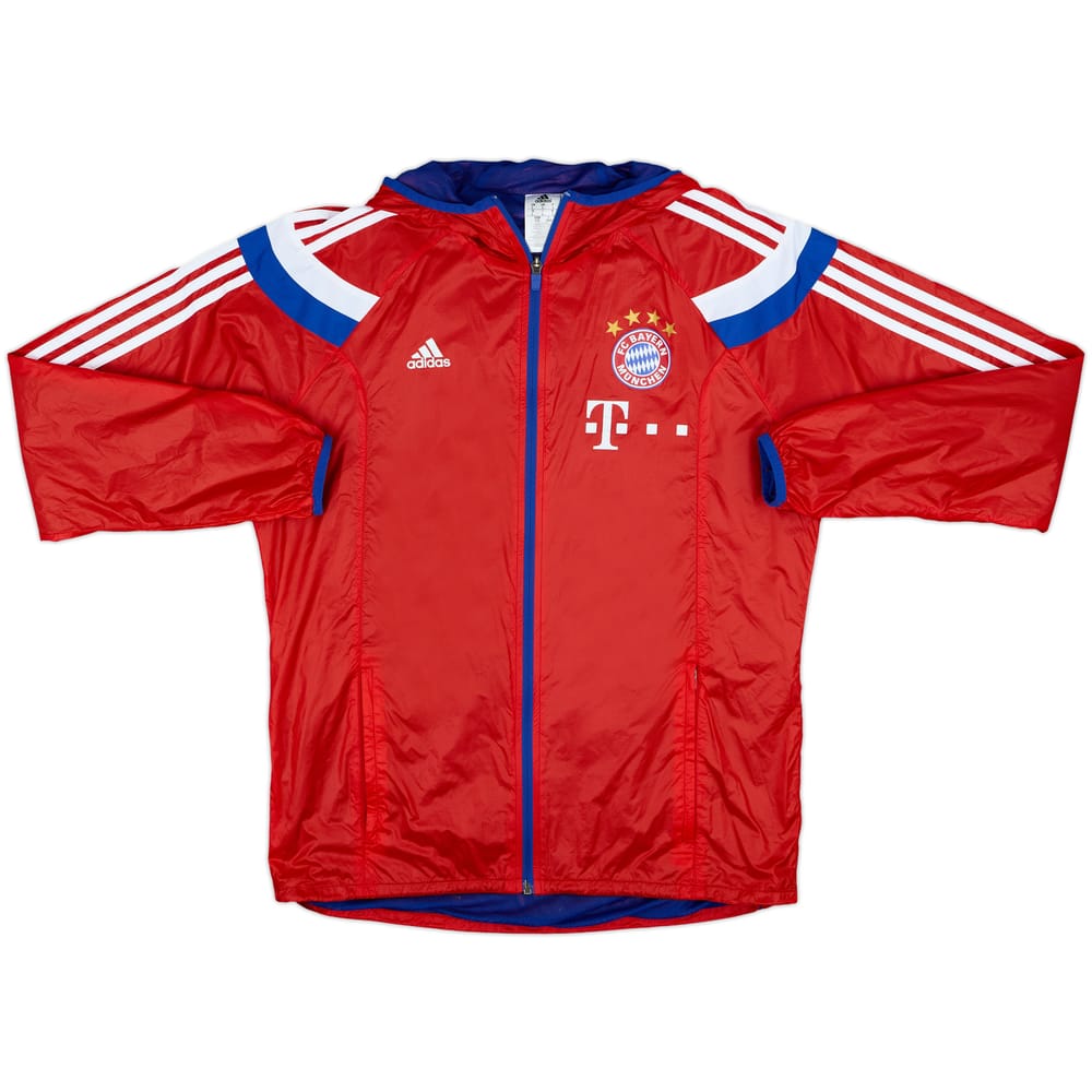 2014-15 Bayern Munich Player Issue adidas Hooded Track Jacket - 6/10 - (L)