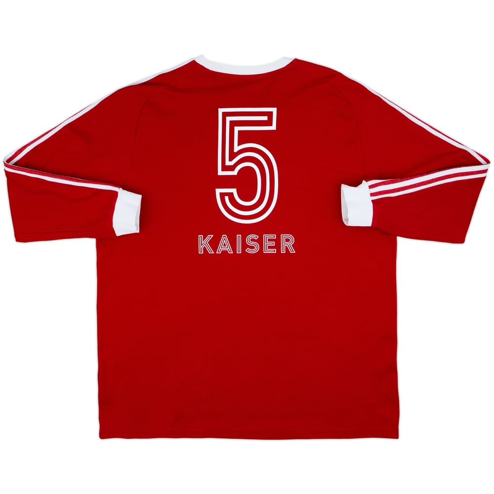 2020-21 Bayern Munich adidas L/S Icons Tee - 7/10 - (XXL)