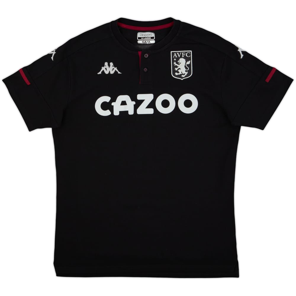 2020-21 Aston Villa Kappa Polo Shirt - 8/10 - (XL)