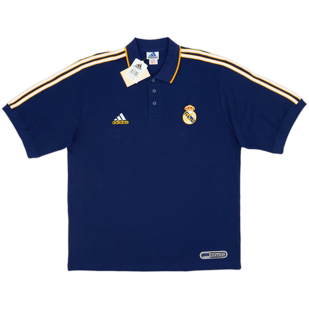 1999-00 Real Madrid adidas Polo Shirt (XL)