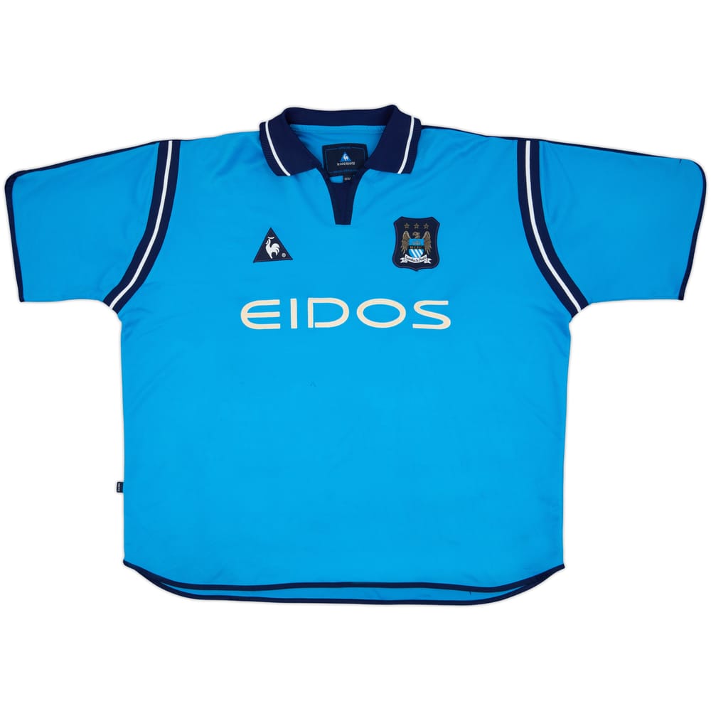 2001-02 Manchester City Home Shirt - 8/10 - (XXL)