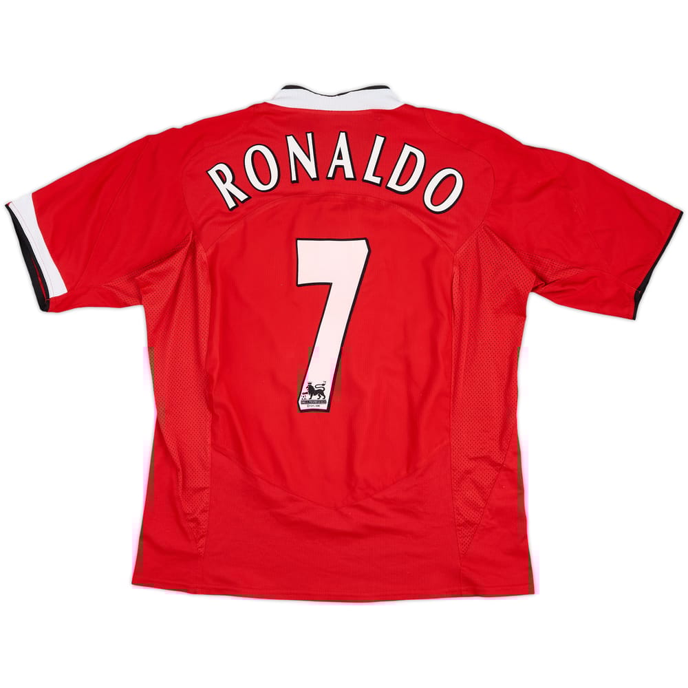 2004-06 Manchester United Home Shirt Ronaldo #7 - 6/10 - (L)