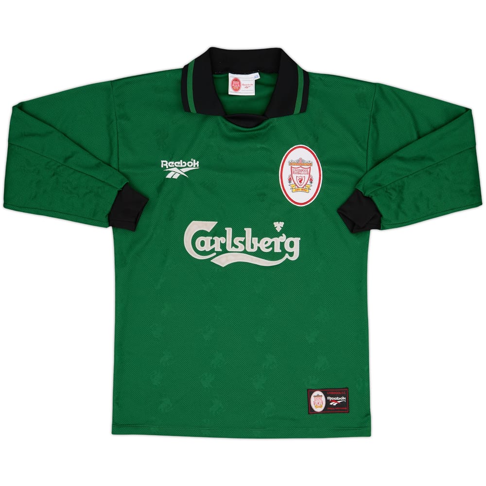 1996-97 Liverpool GK Shirt - 8/10 - (S)