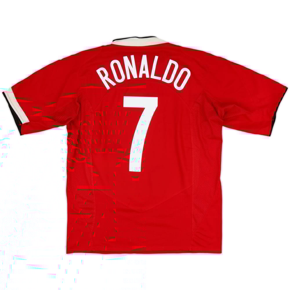 2004-06 Manchester United Home Shirt Ronaldo #7 - 5/10 - (L)
