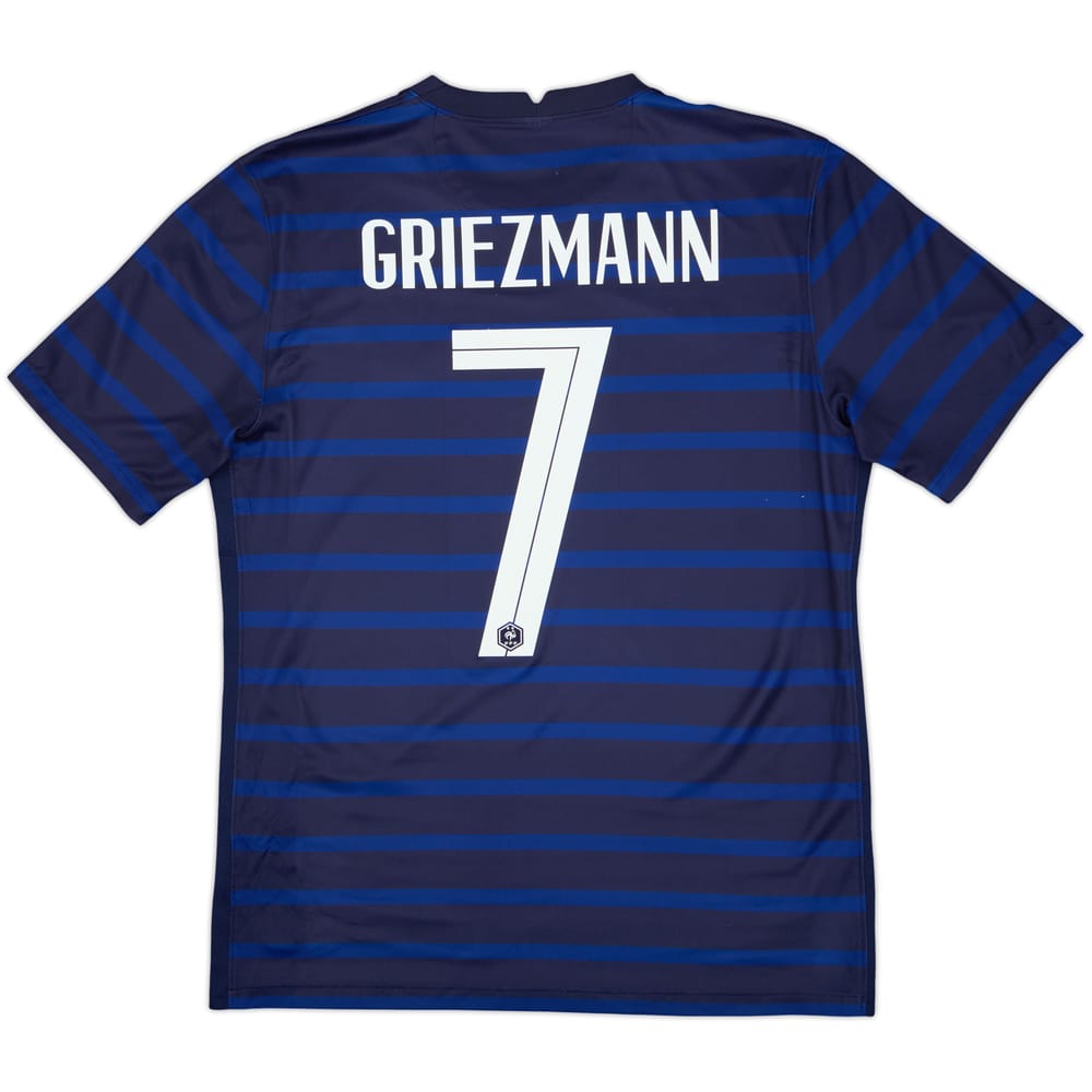 2020-21 France Home Shirt Griezmann #7 - 8/10 - (M)