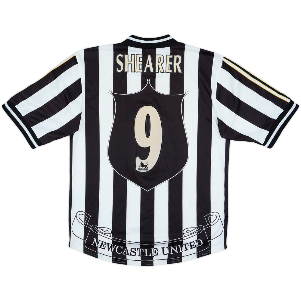 1997-99 Newcastle Home Shirt Shearer #9 - 7/10 - (M)