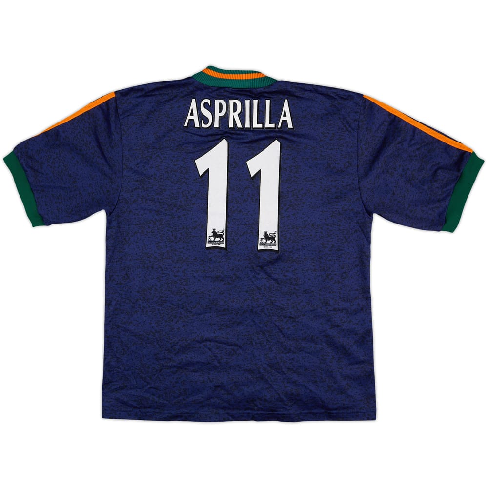 1997-98 Newcastle Camiseta Visitante Asprilla #11 - 8/10 - (M)