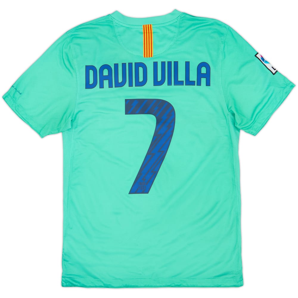 2010-11 Barcelona Away Shirt David Villa #7 - 9/10 - (S)