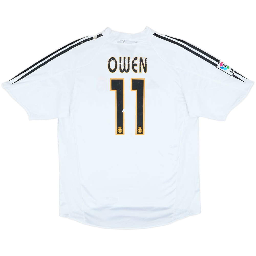 2004-05 Real Madrid Home Shirt Owen #11 - 5/10 - (L)