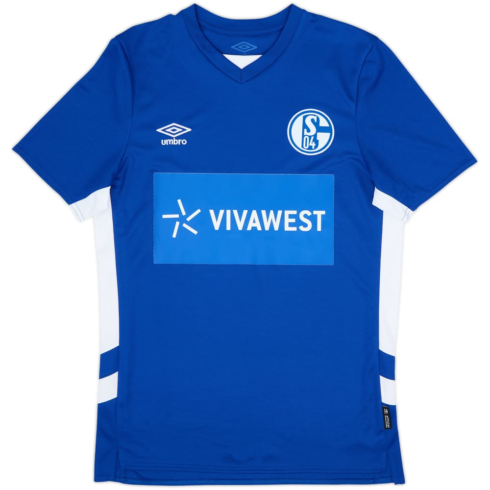 2021-22 Schalke Home Shirt - 9/10 - (M)