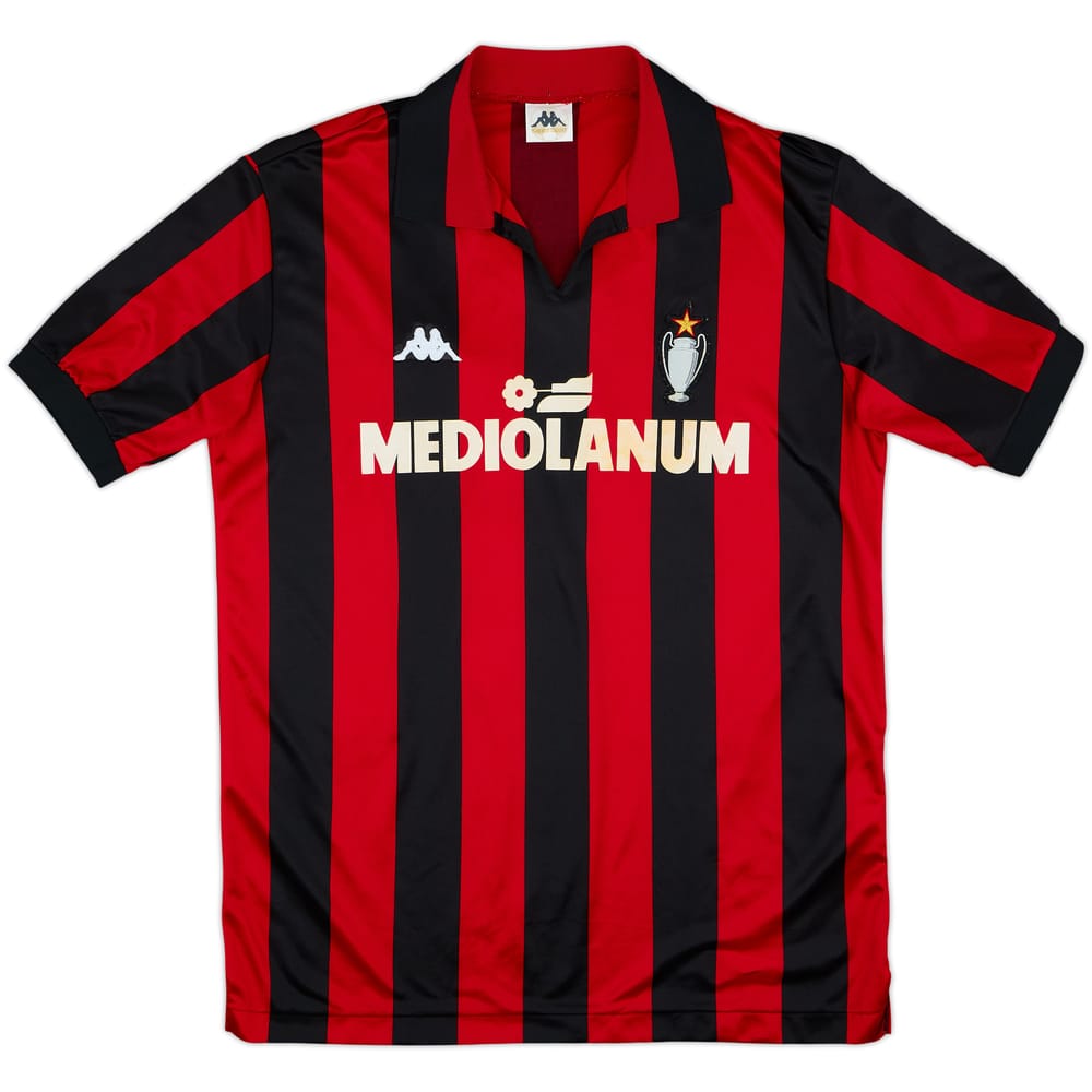 1989-90 AC Milan Home Shirt - 7/10 - (L)