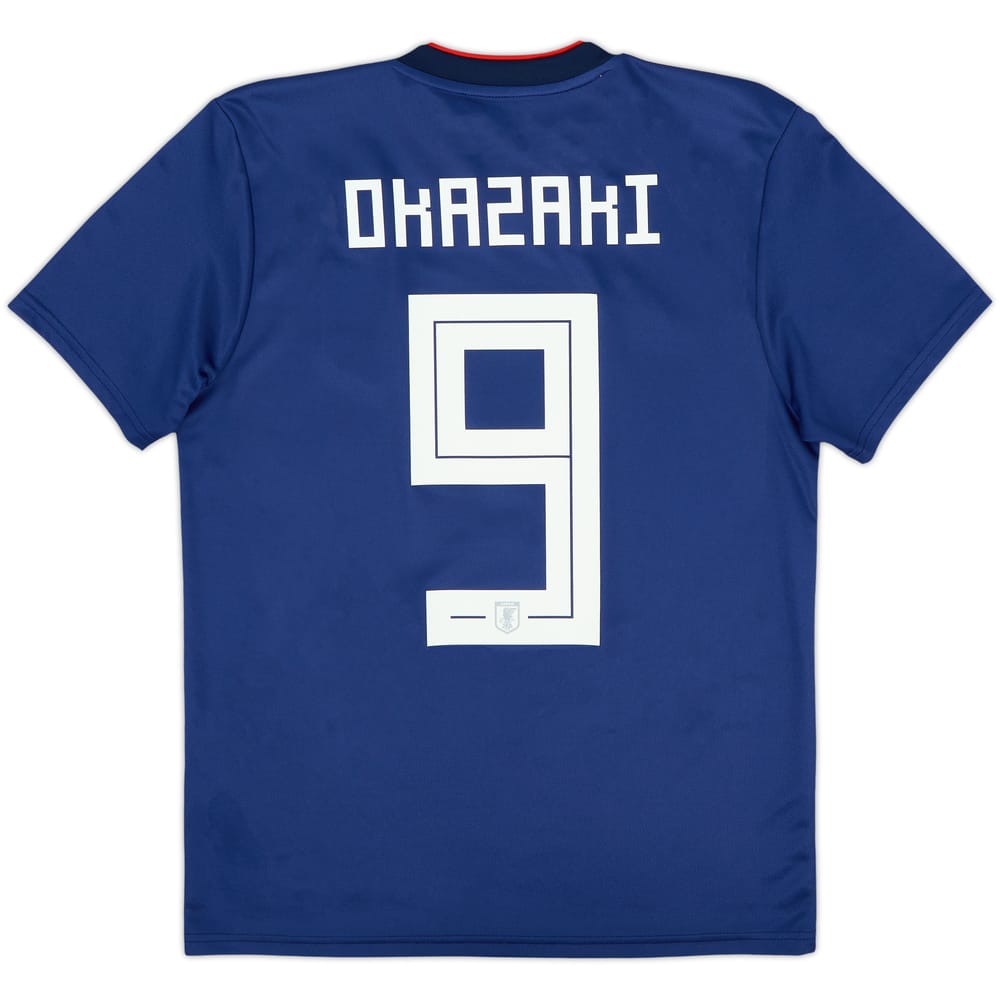 2018-19 Japan Home Shirt Okazaki #9 - 8/10 - (S)