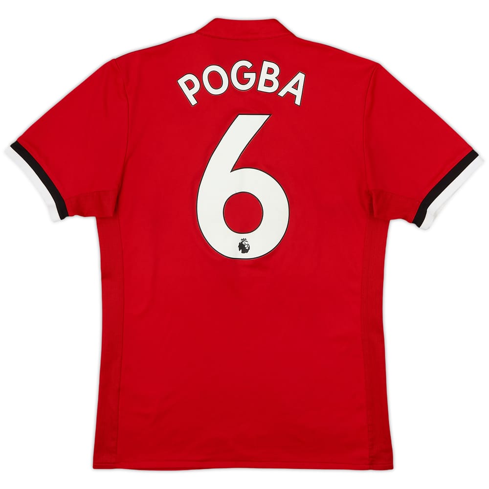2017-18 Manchester United Home Shirt Pogba #6 - 7/10 - (S)