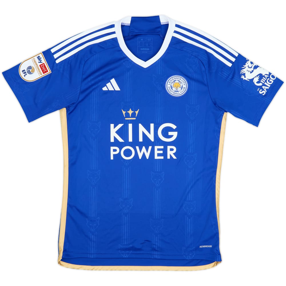 2023-24 Leicester Home Shirt - 10/10 - (M)