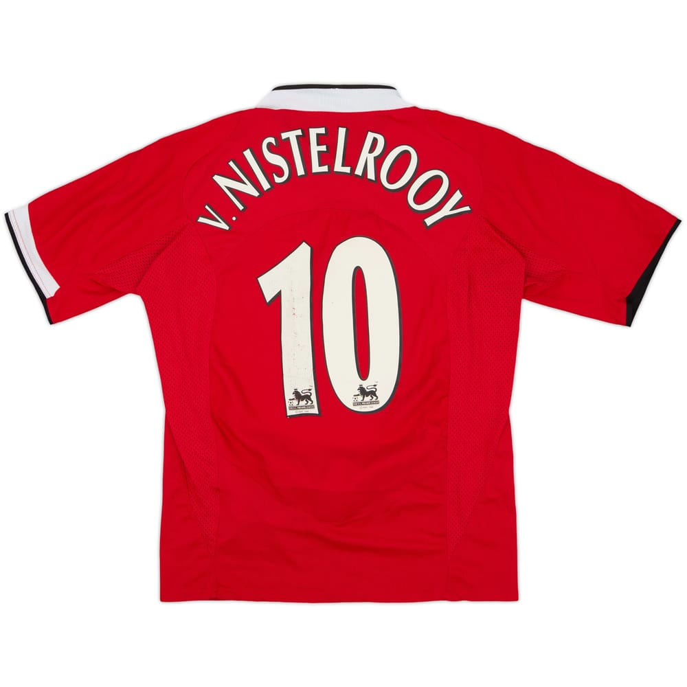 2004-06 Manchester United Home Shirt V.Nistelrooy #10 - 7/10 - (S)