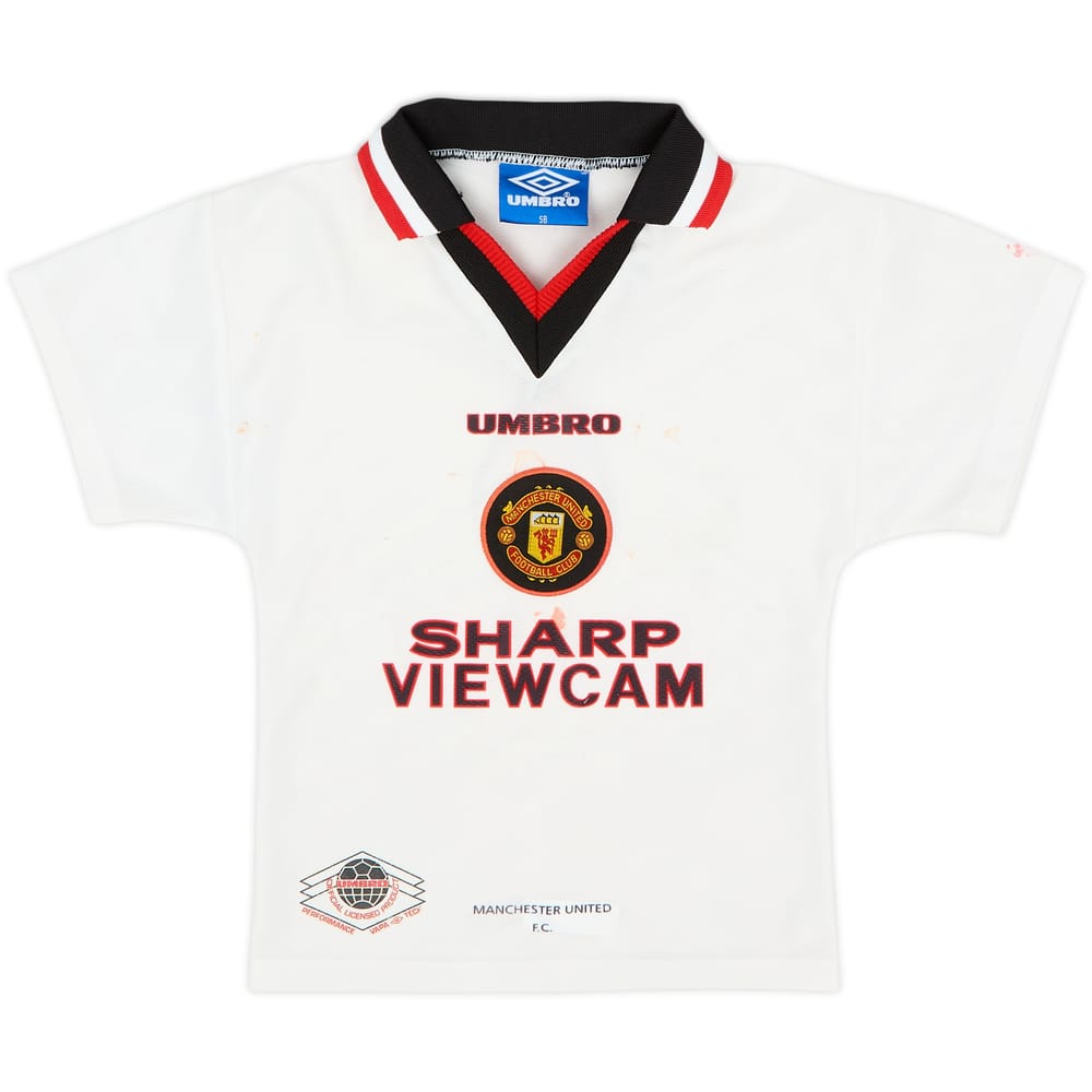 1996-97 Manchester United Away Shirt - 4/10 - (S.Boys)
