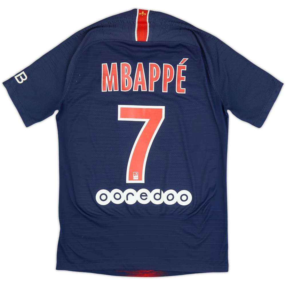 2018-19 Paris Saint-Germain Camiseta Auténtica Local Mbappe #7 - 6/10 - (S