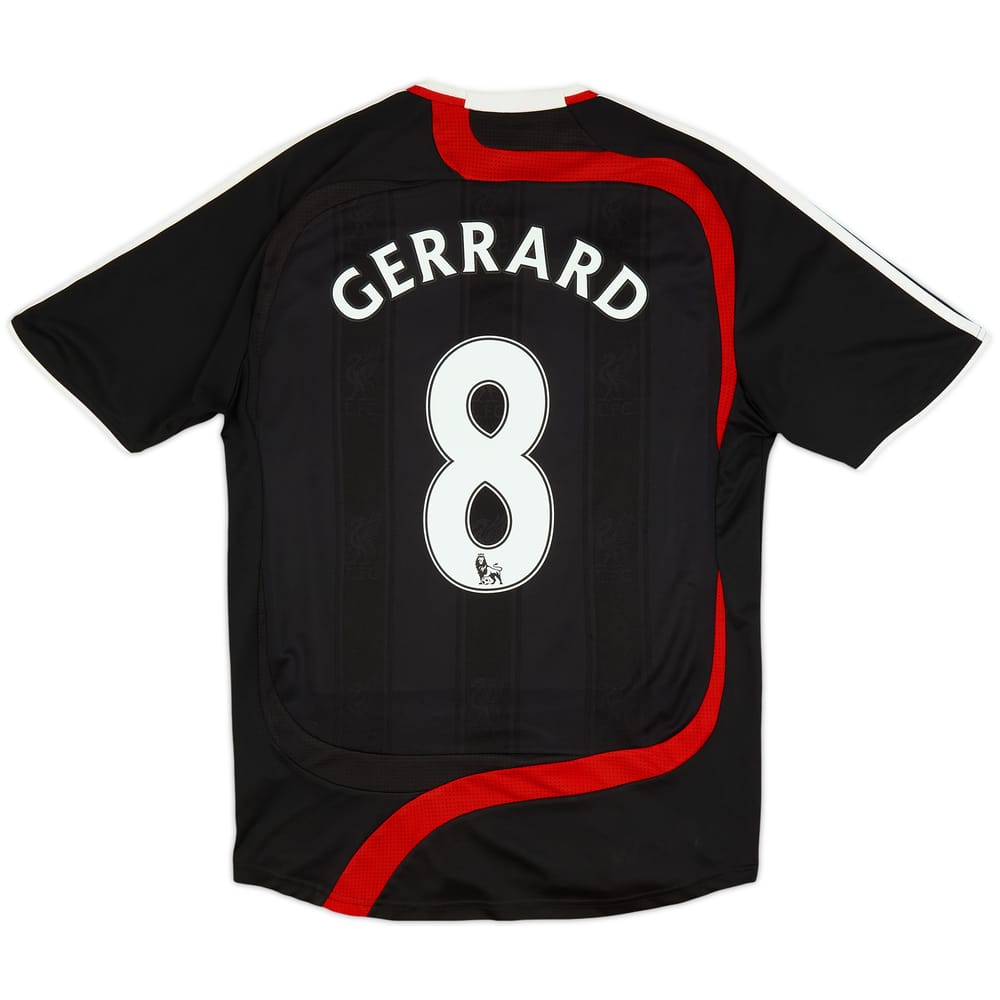 2007-08 Liverpool Third Shirt Gerrard #8 - 6/10 - (M)