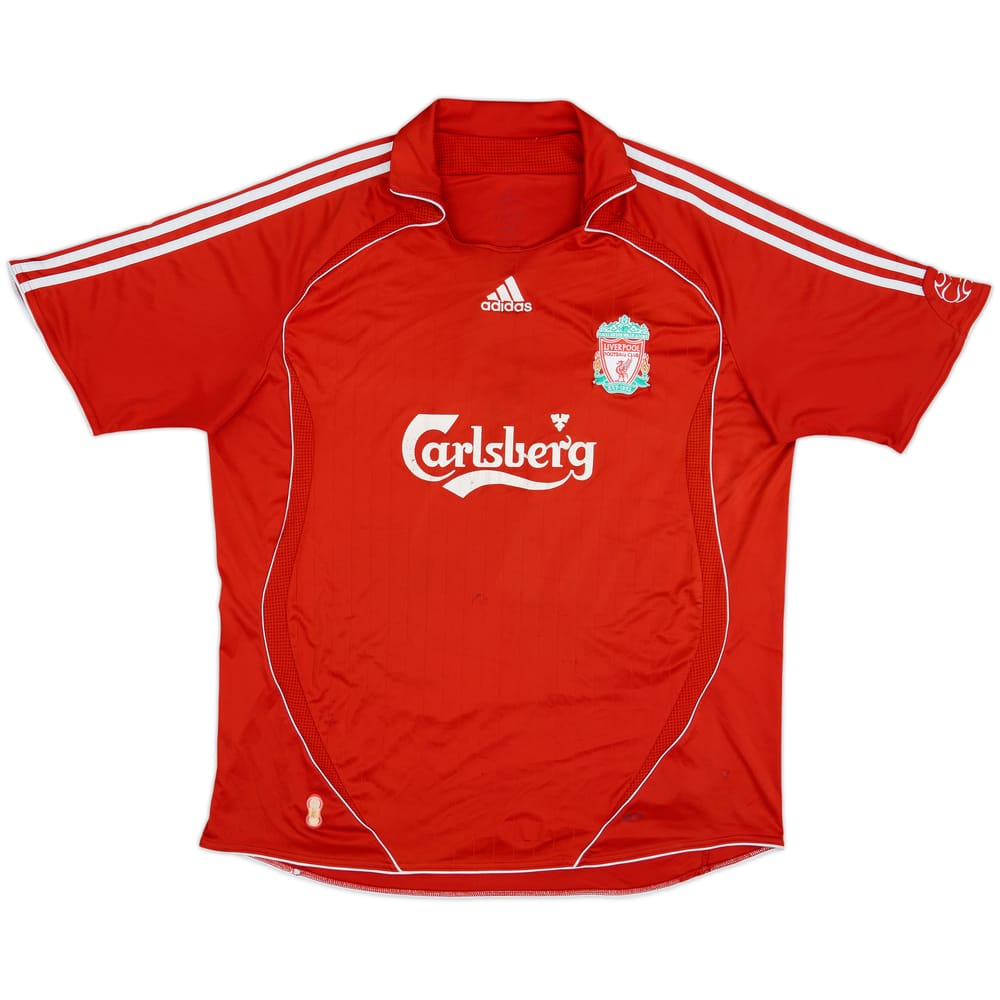 2006-08 Liverpool Home Shirt - 4/10 - (XL)