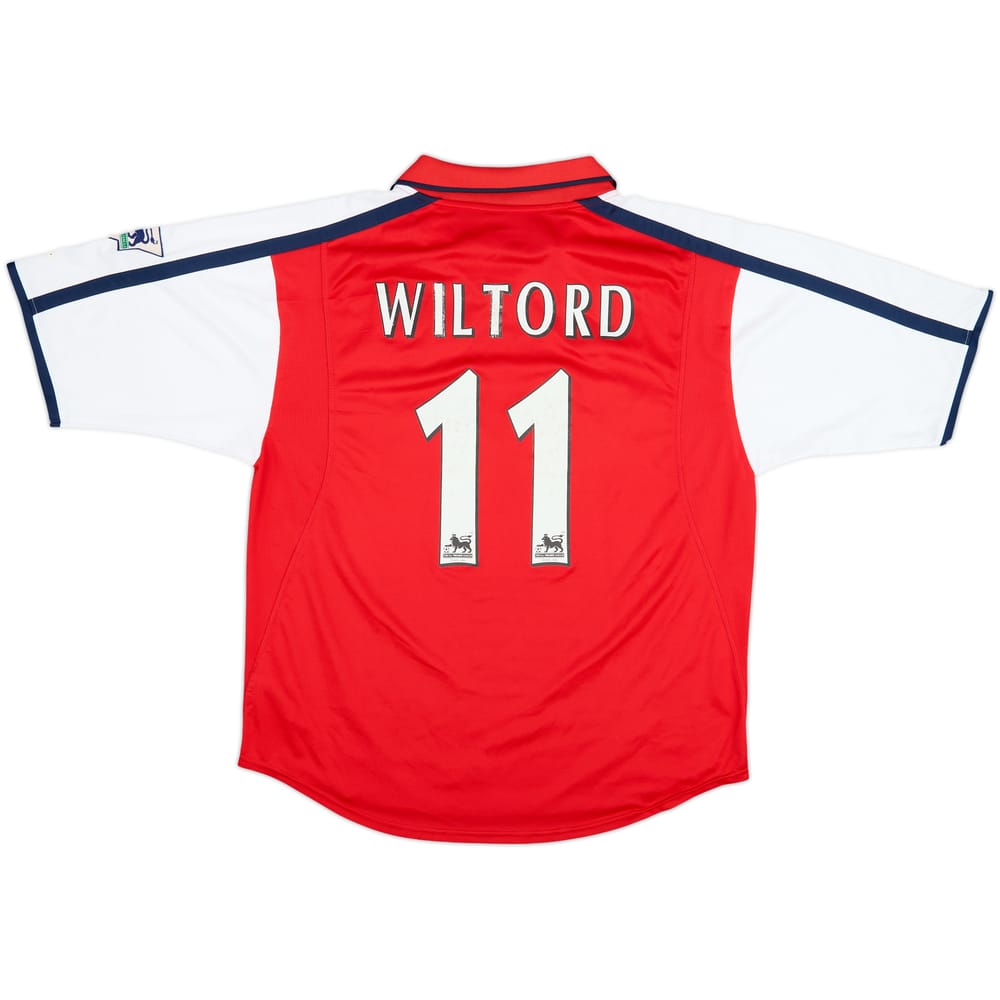 2000-02 Arsenal Home Shirt Wiltord #11 - 7/10 - (L)