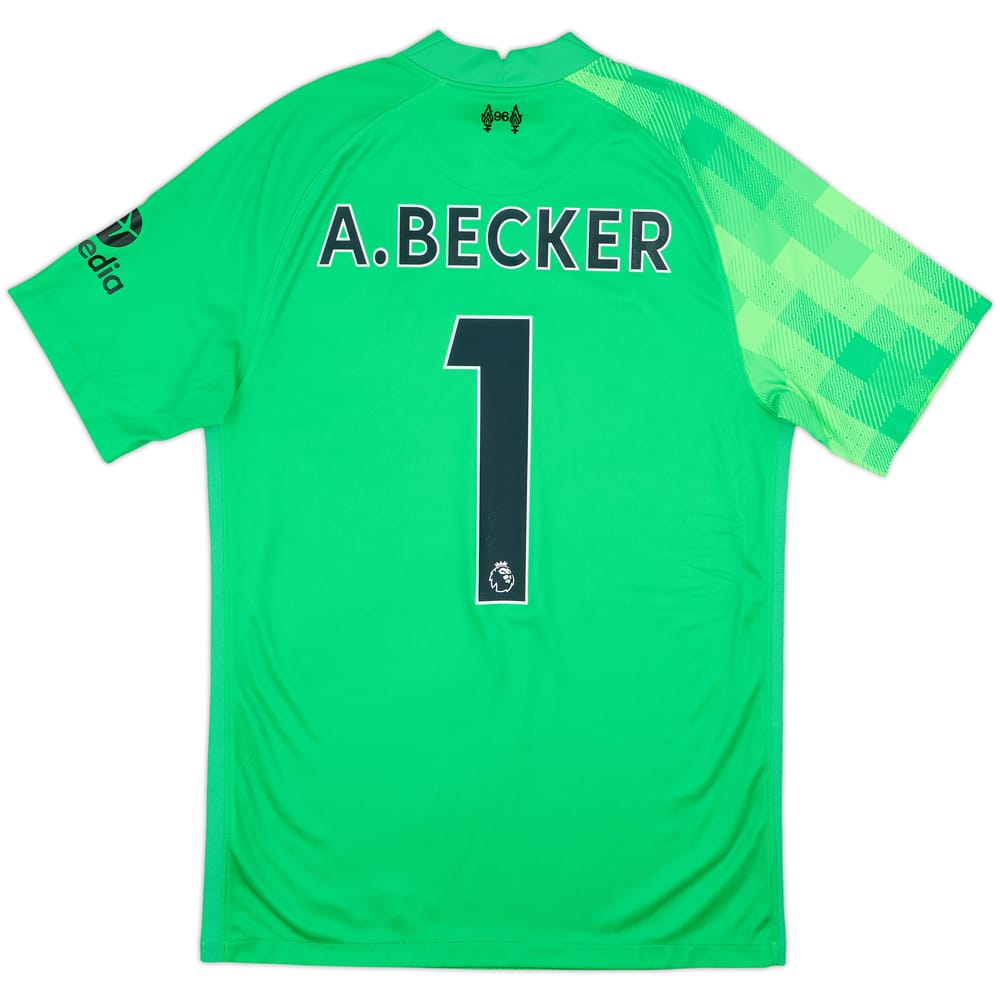 2021-22 Liverpool GK Shirt A.Becker #1 - 10/10 - (S)