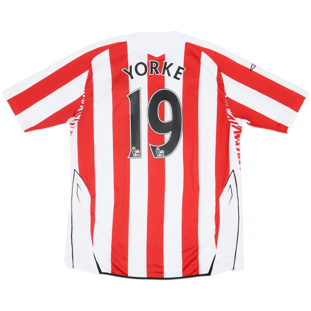 2007-08 Sunderland Home Shirt Yorke #19 - 6/10 - (XL)
