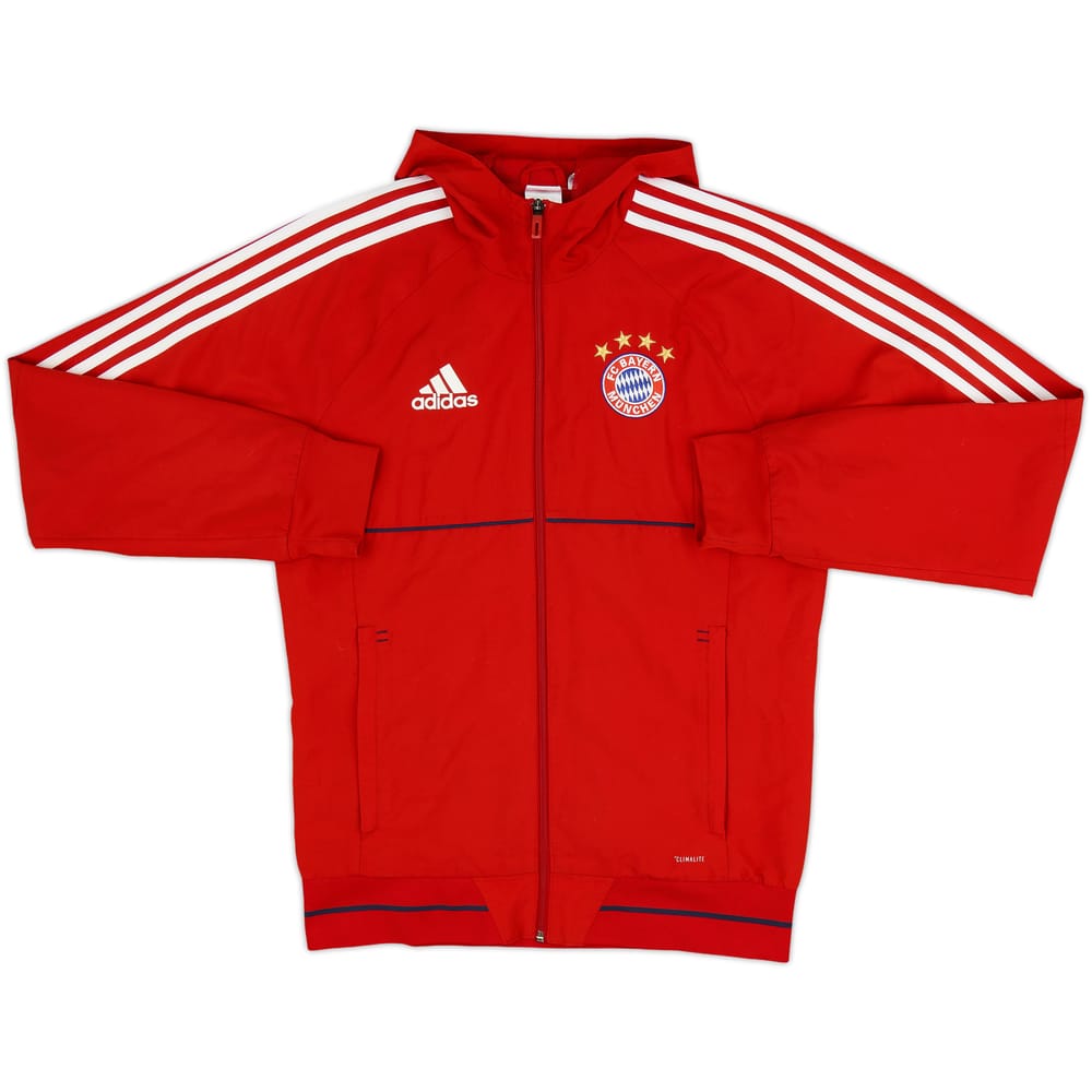 2017-18 Bayern Munich adidas Hooded Track Jacket - 7/10 - (S)