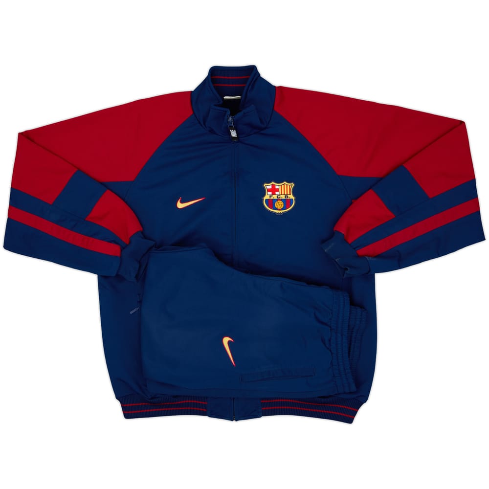 1998-99 Barcelona Nike Tracksuit - 9/10 - (L)
