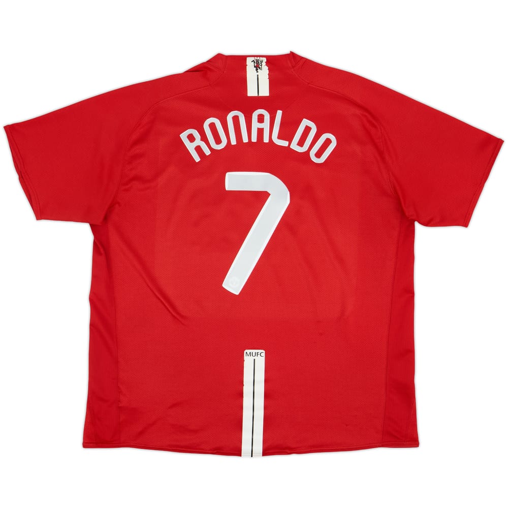 2007-09 Manchester United Home Shirt Ronaldo #7 - 7/10 - (XXL)