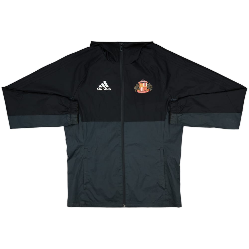 2017-18 Sunderland adidas Hooded Track Jacket - 8/10 - (S)