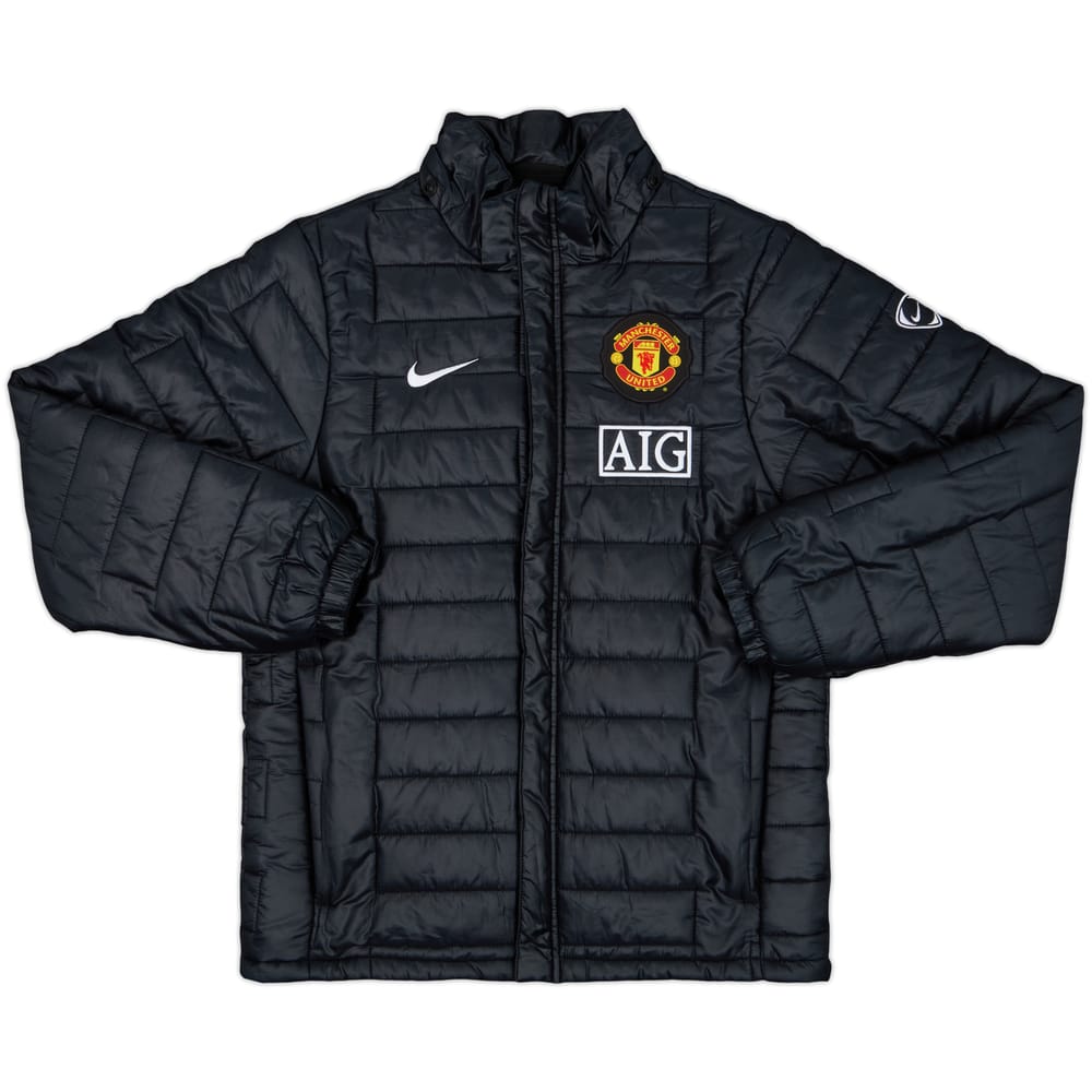 2006-07 Manchester United Nike Padded Bench Coat - 7/10 - (S)