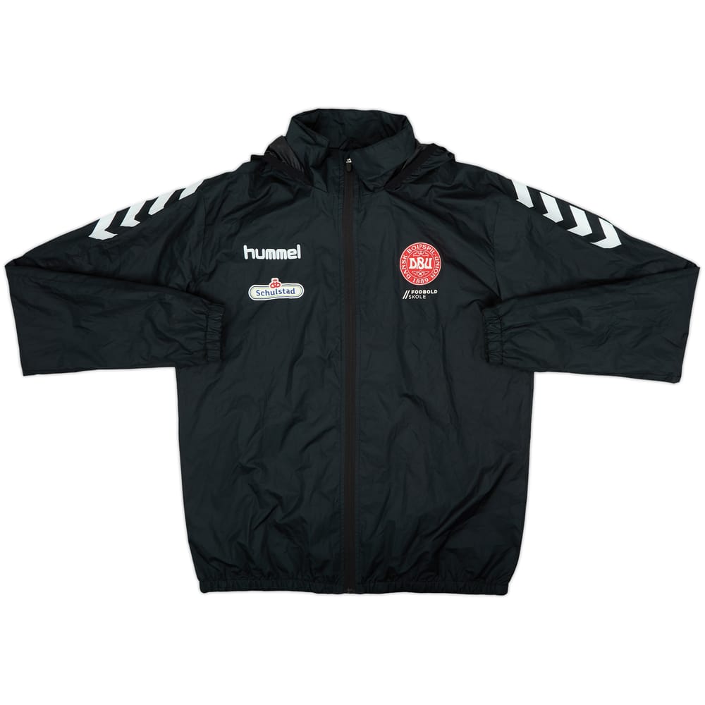 2018-20 Denmark Hummel 'Fodboldskole' Hooded Rain Jacket - 8/10 - (M)
