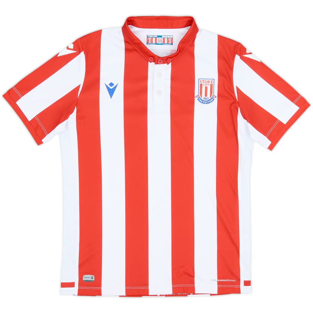2019-20 Stoke City Home Shirt - 5/10 - (L.Boys)