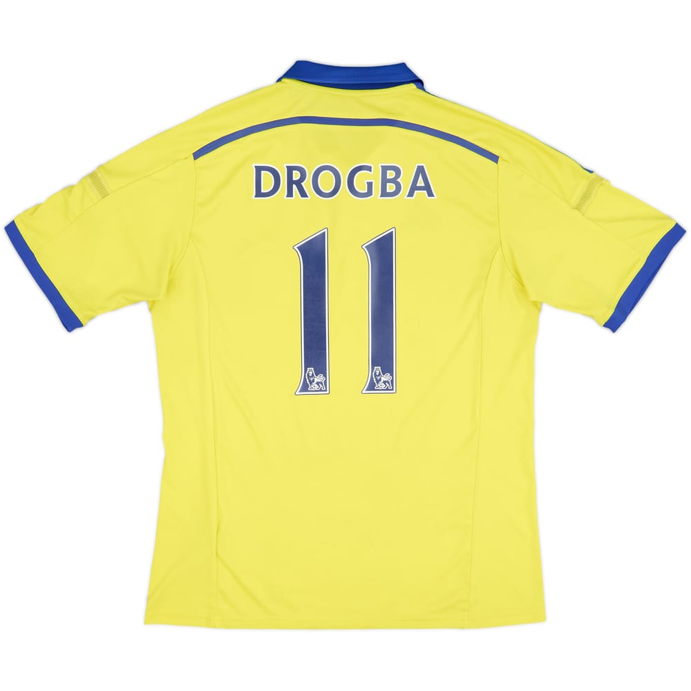 2014-15 Chelsea Away Shirt Drogba #11 - 6/10 - (L)
